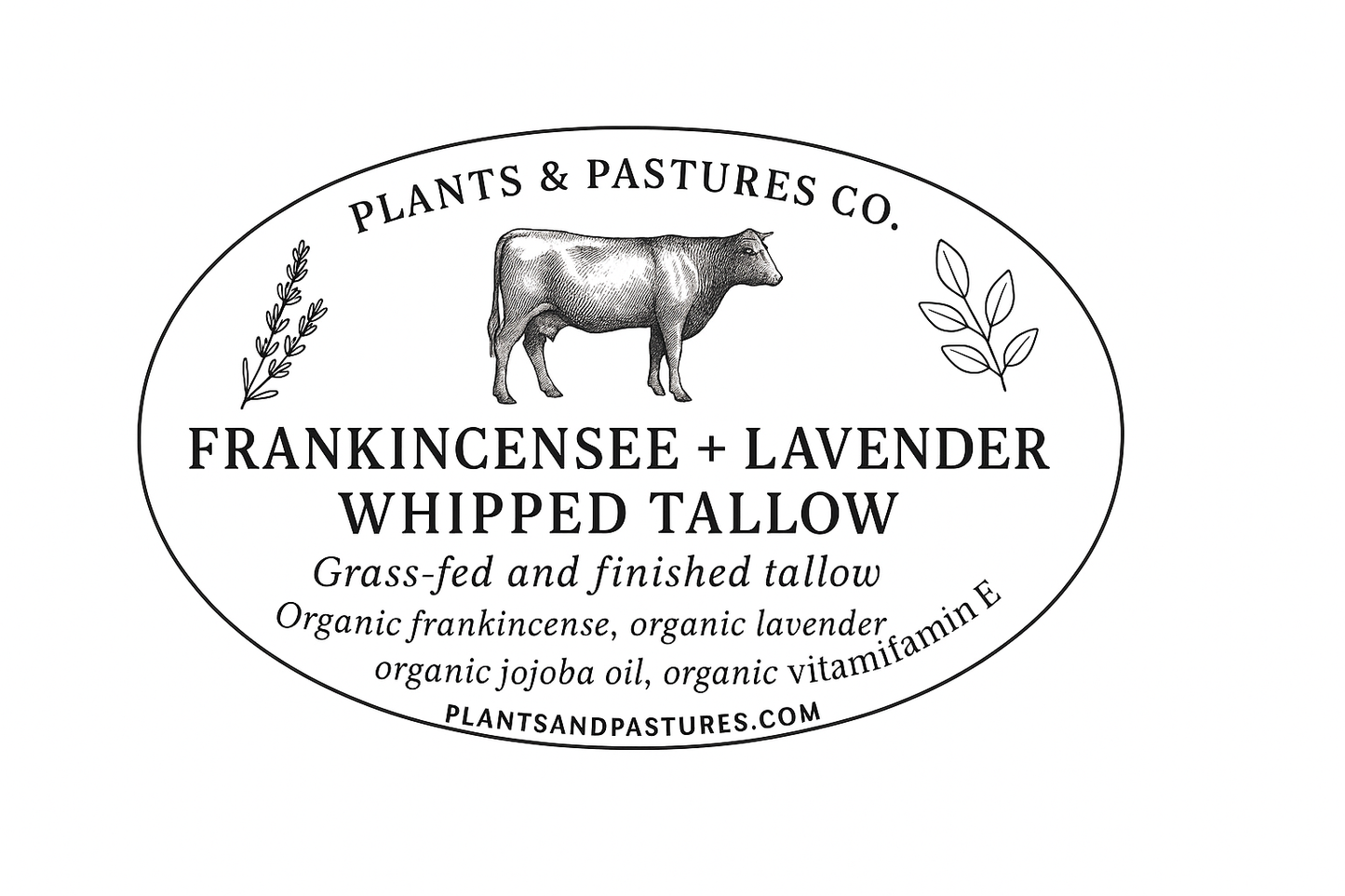 Frankincense and lavender whipped tallow