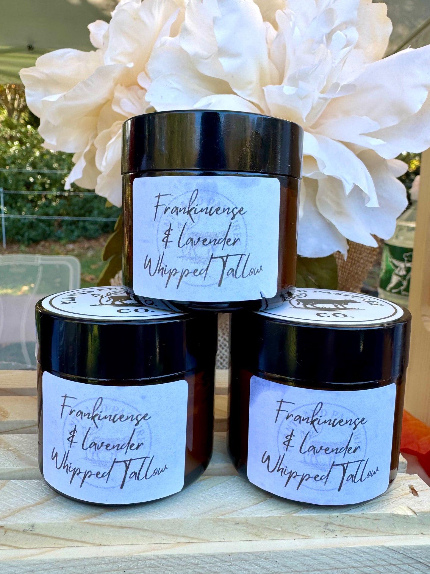 Frankincense and lavender whipped tallow